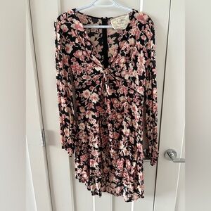 California Moonrise Floral Mini Dress